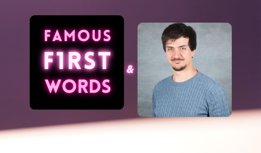 Famous First Words #14 "GameStar Podcast" mit Michael Graf